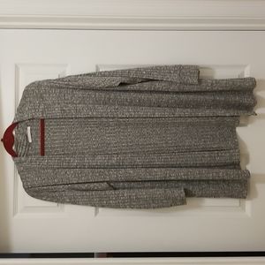 Linda Mathews long sleeved sweater with side slits